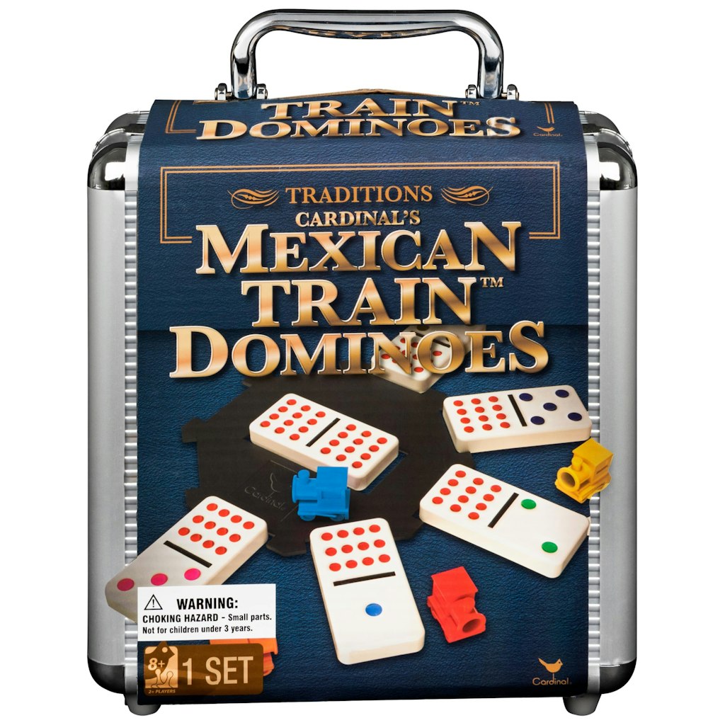 Spin Master Mexican Train Dominoes Set in Metal Case: $16 w/ Prime Spin Master Mexican Train Dominoes Set in Metal Case: $16 w/ Prime