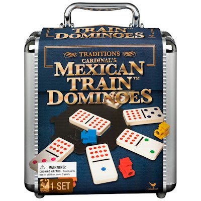 Spin Master Mexican Train Dominoes Set in Metal Case for $16 w/ Prime + free shipping