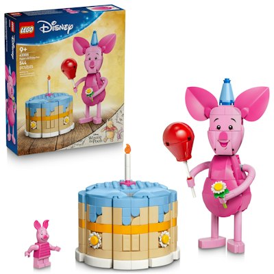 LEGO Disney Piglet's Birthday Fun Building Set for $28 w/ Prime + free shipping