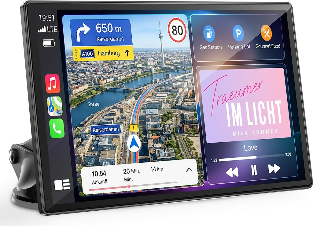9" Wireless Carplay & Android Auto Screen for Car: $57 w/ Prime 9" Wireless Carplay & Android Auto Screen for Car: $57 w/ Prime