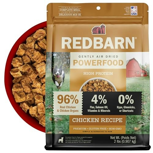 Redbarn Air-Dried Chicken Grain-Free Dog Food 2-lb. Bag: $26.99 Redbarn Air-Dried Chicken Grain-Free Dog Food 2-lb. Bag: $26.99