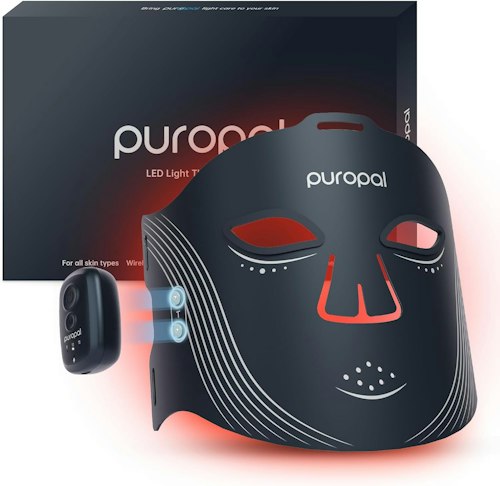 Puropal Red Light Therapy Face Mask for $40 w/ Prime + free shipping