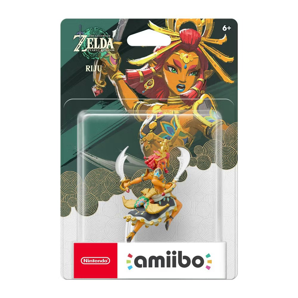 Nintendo Switch amiibo The Legend of Zelda Riju Interactive Gaming Figure: $18