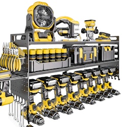 Shomextol 3-Layer Wall Mount Power Tool Organizer for $30 w/ Prime + free shipping