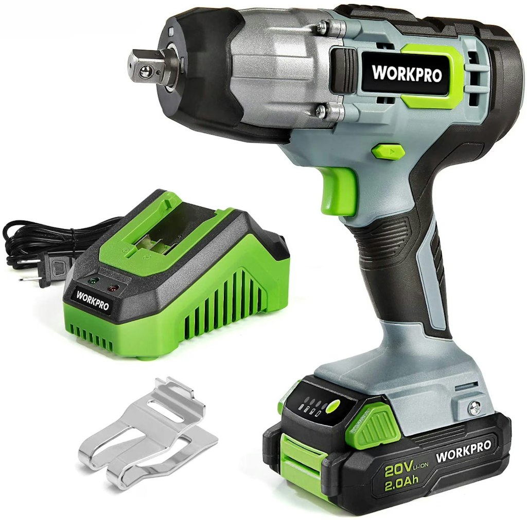 Workpro 20V Cordless Impact Wrench w/ Battery and Charger: $28 Workpro 20V Cordless Impact Wrench w/ Battery and Charger: $28