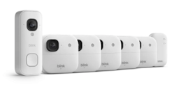 Blink Wired Doorbell 2K+ & Outdoor 2K+ 5-Camera Security System for $120 + free shipping