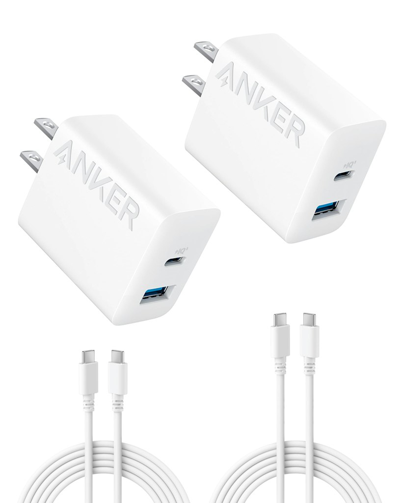 Anker 20W Dual Port USB Fast Wall Charger 2-Pack: $14 w/ Prime