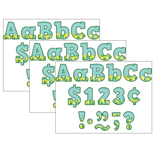 Teacher Created Resources 4-Inch Lemon Zest Bold Block Letters 3-Pack: $29.29 Teacher Created Resources 4-Inch Lemon Zest Bold Block Letters 3-Pack: $29.29