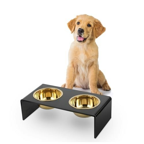 The Licker Store Keaton 5-inch Elevated Pet Feeder with Two 20-ounce Bowls: $48.15 The Licker Store Keaton 5-inch Elevated Pet Feeder with Two 20-ounce Bowls: $48.15