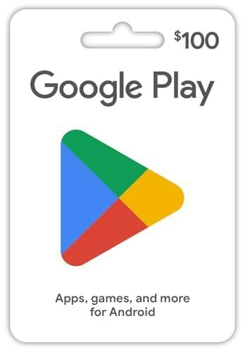$100 Google Play Gift Card & $10 Amazon Credit: $100 $100 Google Play Gift Card & $10 Amazon Credit: $100