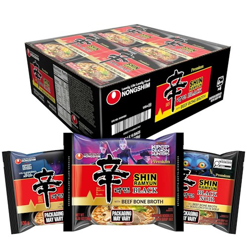 Nongshim Shin Ramyun Black 16-Pack for $26 w/ Prime + free shipping