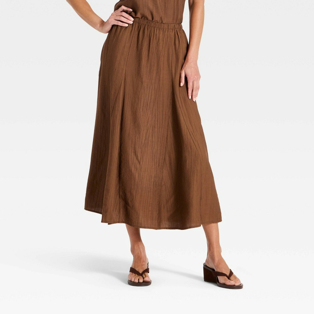 A New Day Women's Midi A-Line Skirt: $35 A New Day Women's Midi A-Line Skirt: $35