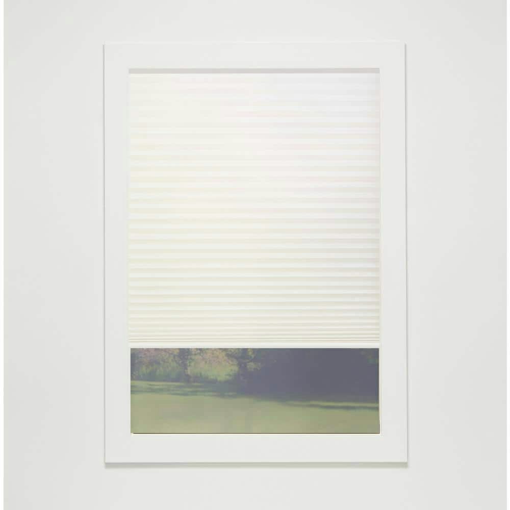 Ivory Cordless Light Filtering Eco Polyester Cellular Shade 48" x 64": $54.01