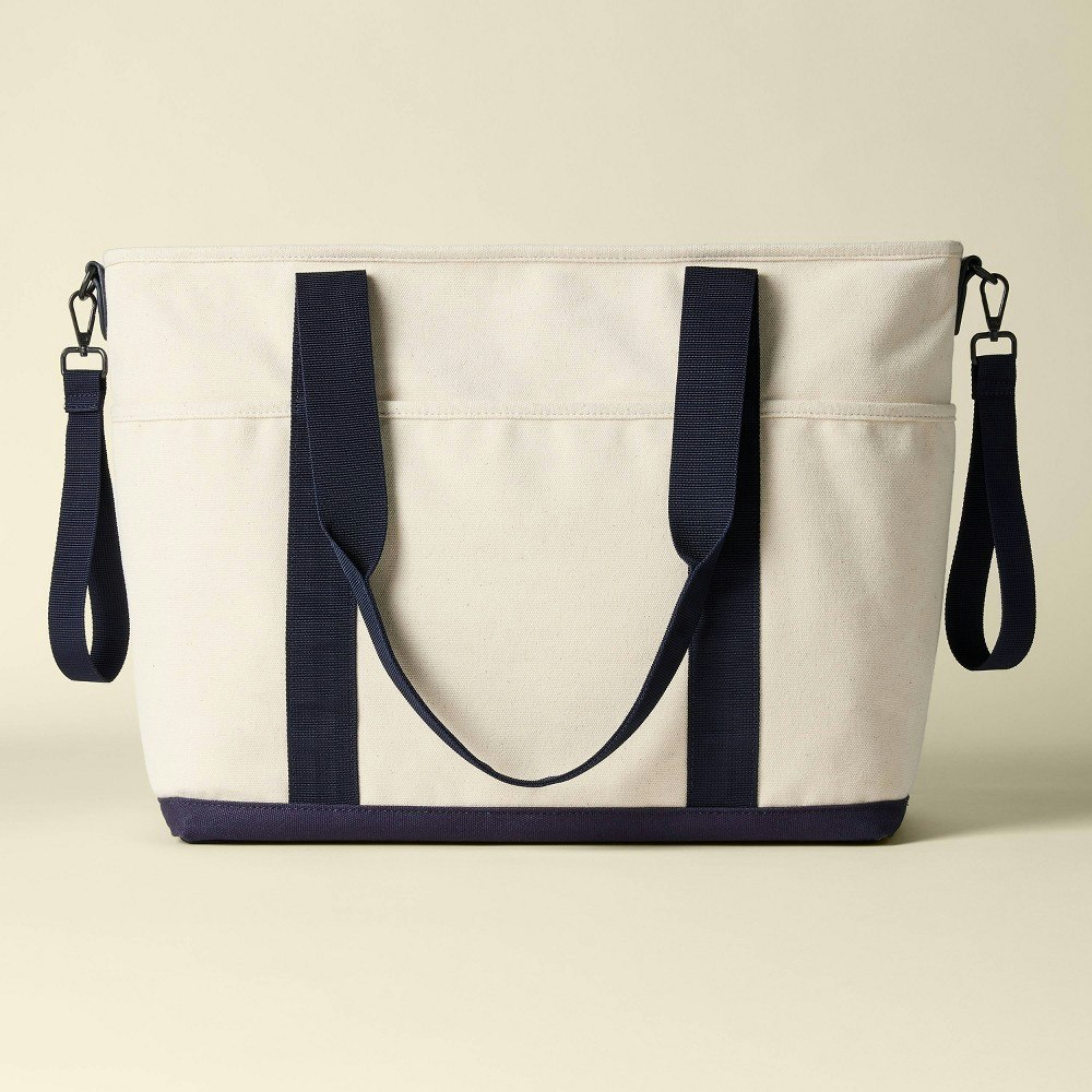 Cloud Island Canvas Shoulder Diaper Tote: $39.99 Cloud Island Canvas Shoulder Diaper Tote: $39.99