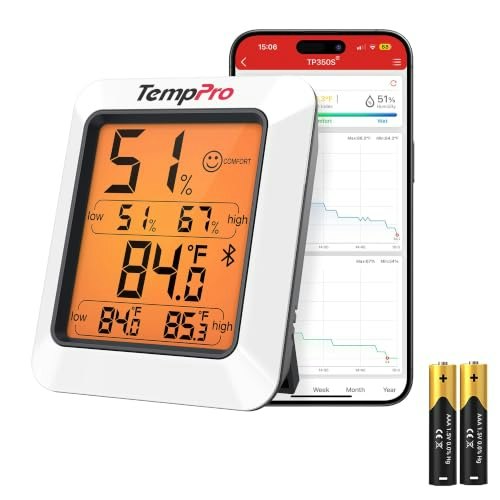 TempPro TempAir Bluetooth Greenhouse Hygrometer Thermometer: $14.23