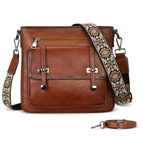 Iswee Genuine Leather Crossbody Purse: $78.39 Iswee Genuine Leather Crossbody Purse: $78.39