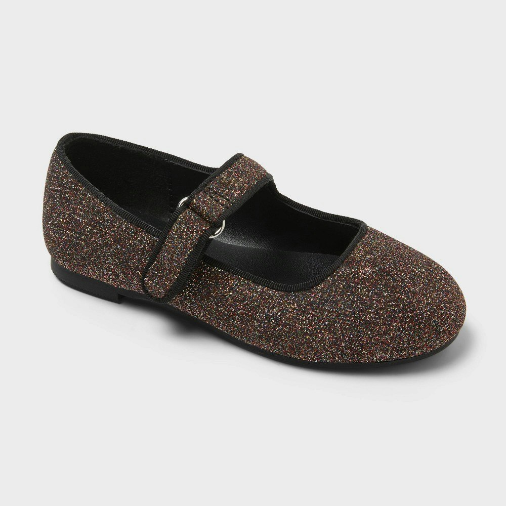 Cat & Jack Addy Glitter Toddler Girls' Ballet Flats 7T: $15 Cat & Jack Addy Glitter Toddler Girls' Ballet Flats 7T: $15