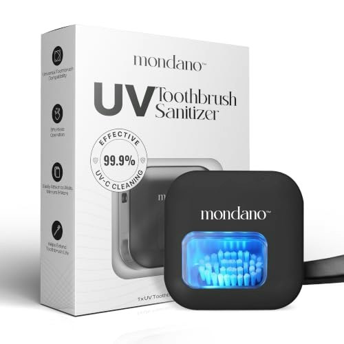 Mondano UV-C Toothbrush Sanitizer and Holder: $21.59