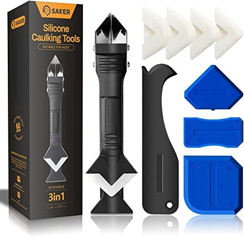 Saker 3-in-1 Silicone Caulking and Grout Removal Tool Kit: $14.23 Saker 3-in-1 Silicone Caulking and Grout Removal Tool Kit: $14.23