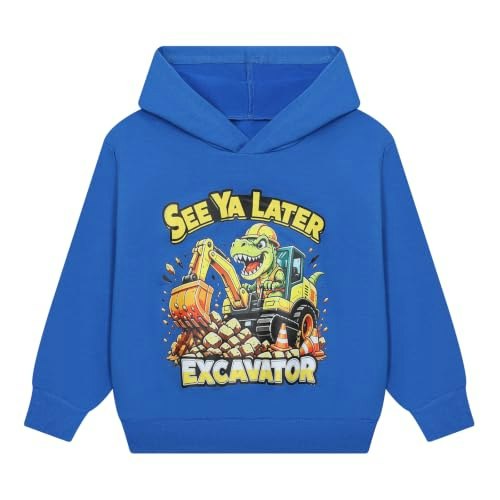 Lovekider Boys Excavator Graphic Hoodie 5T: $15.99 Lovekider Boys Excavator Graphic Hoodie 5T: $15.99