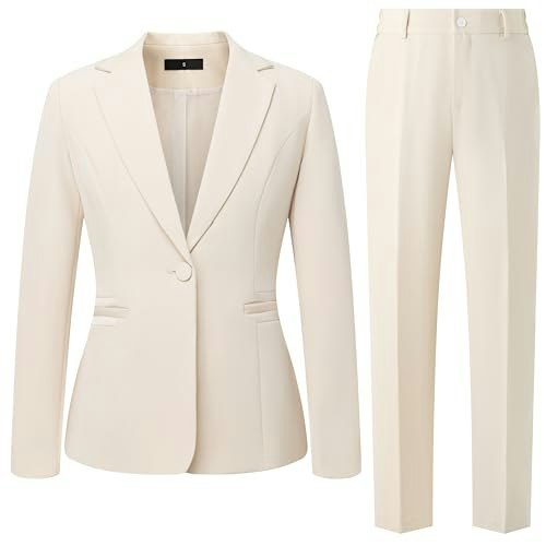 Women's 2-Piece Business Casual Blazer and Pants Suit Set: $47.99 Women's 2-Piece Business Casual Blazer and Pants Suit Set: $47.99
