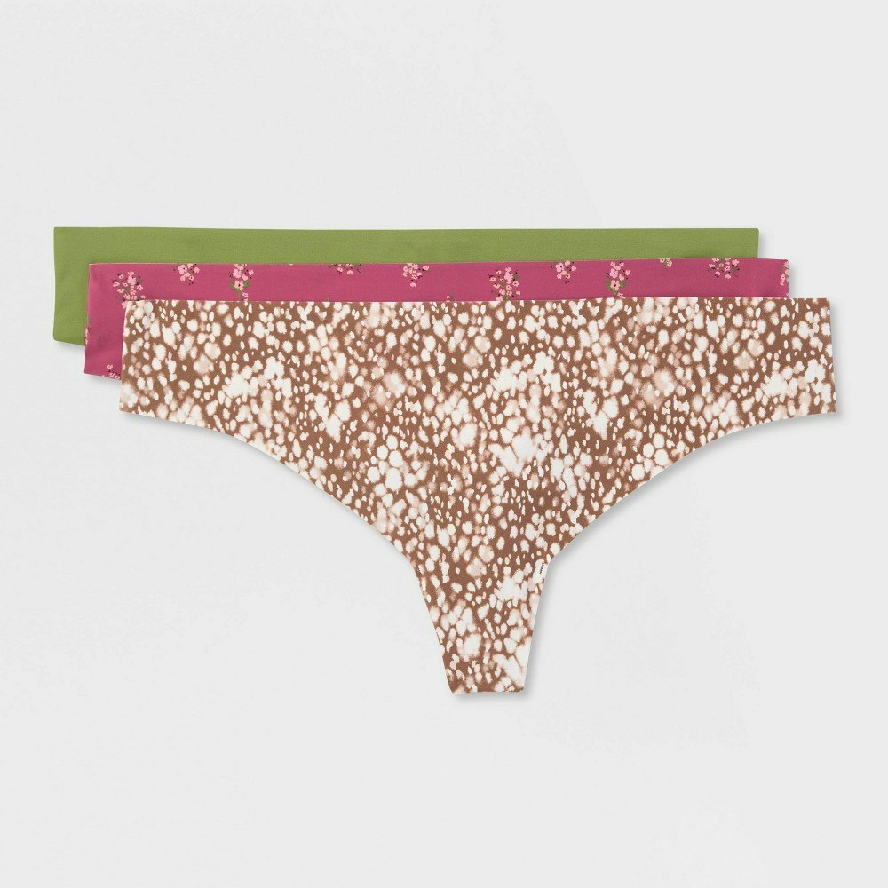 Auden Women's Invisible Edge Thong Underwear 3-Pack: $15 Auden Women's Invisible Edge Thong Underwear 3-Pack: $15