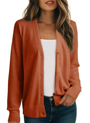 Dokotoo Women's Wool Blend Knit Cardigan Sweater: $14.99 Dokotoo Women's Wool Blend Knit Cardigan Sweater: $14.99