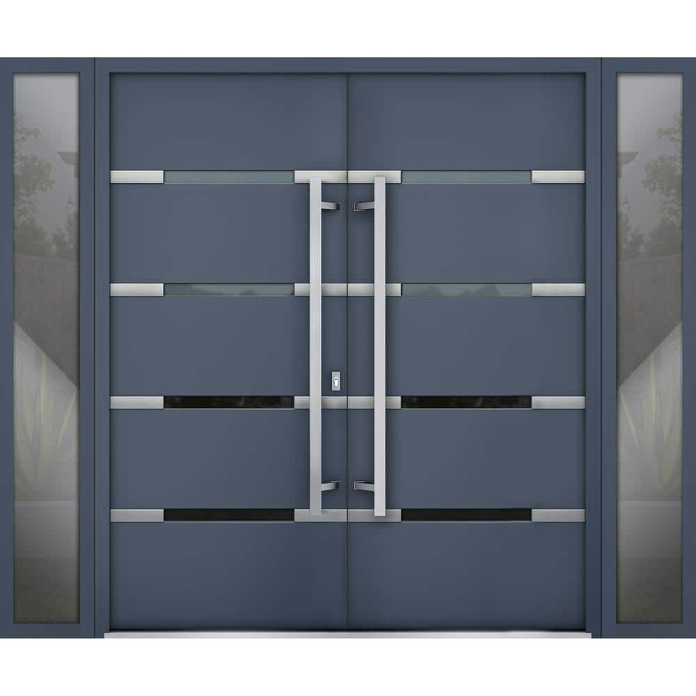 104 x 80-Inch Left-Hand Inswing Steel Prehung Front Door with 2 Sidelites: $8,838 104 x 80-Inch Left-Hand Inswing Steel Prehung Front Door with 2 Sidelites: $8,838