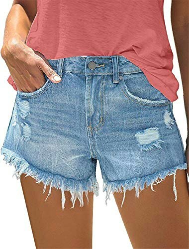 Modarani Women's Distressed Denim Shorts: $22.39 Modarani Women's Distressed Denim Shorts: $22.39
