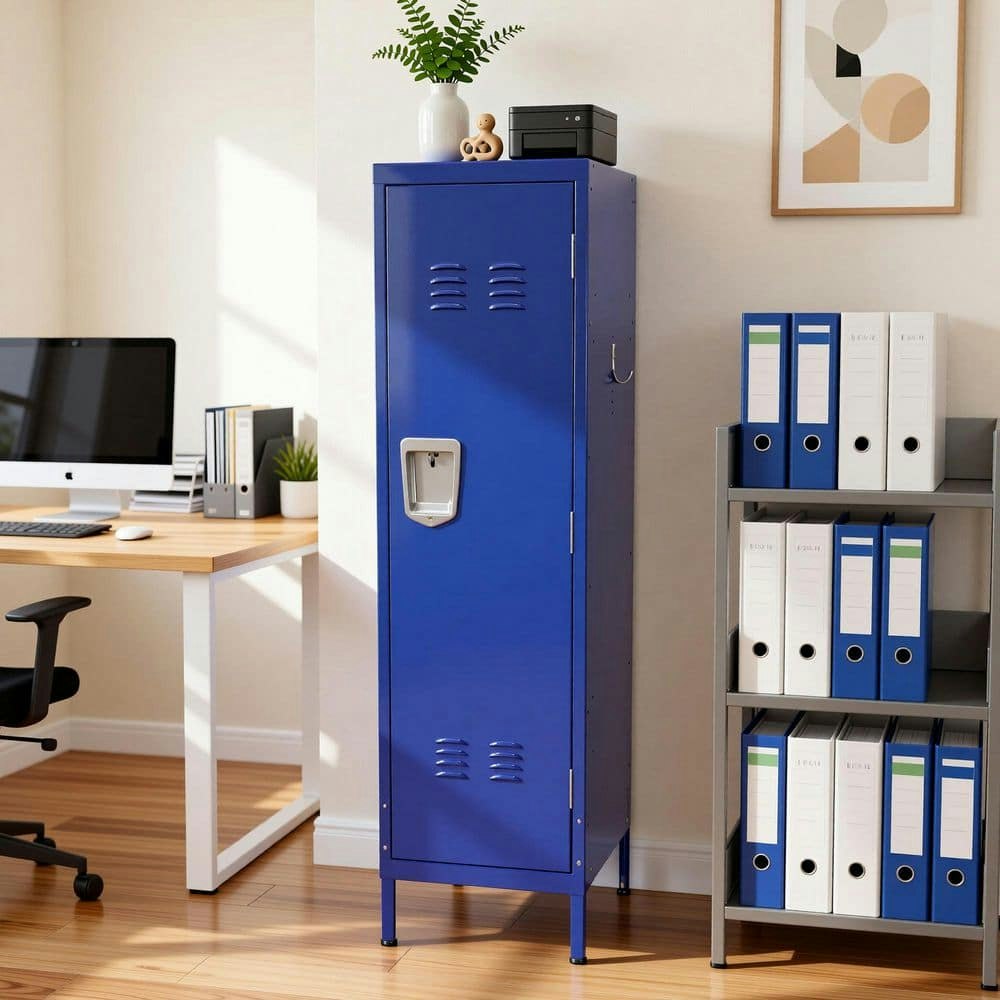 55-inch Metal Storage Cabinet with Ventilated Door: $167.52 55-inch Metal Storage Cabinet with Ventilated Door: $167.52