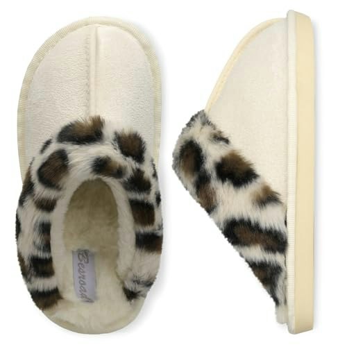 Besroad Kids Fuzzy Faux Fur House Slippers: $18.99 Besroad Kids Fuzzy Faux Fur House Slippers: $18.99