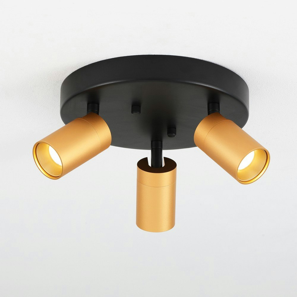 VidaLite Shura 3-Head Round Flush Mount: $179.99