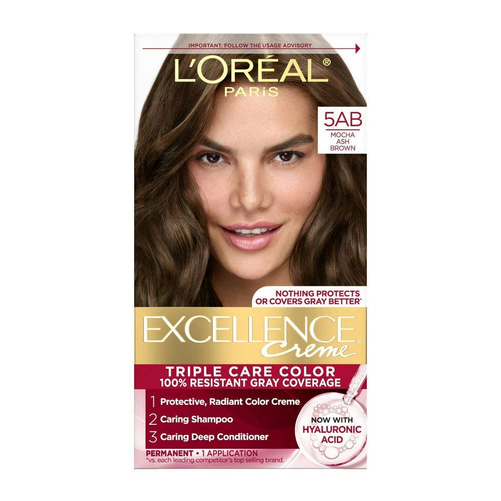 L'Oreal Paris Excellence Triple Protection Permanent Hair Color Kit: $11.99