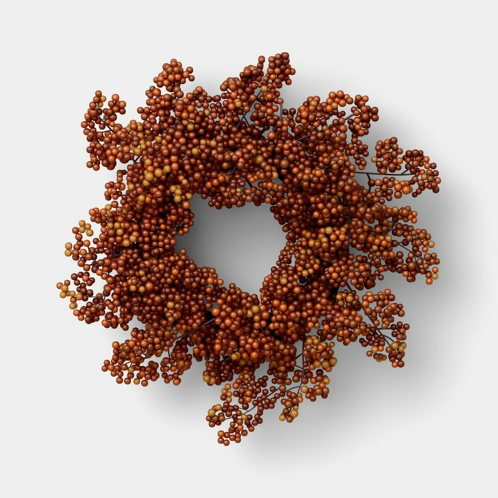 12-Inch Orange Berry Mini Wreath: $15 12-Inch Orange Berry Mini Wreath: $15