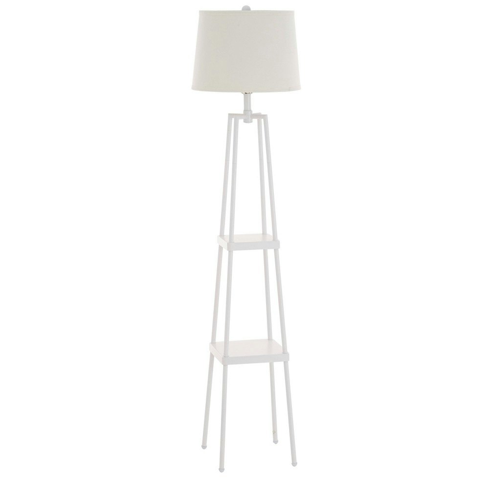 Cresswell Lighting 58-Inch Etagere Floor Lamp with Shelves: $114.99