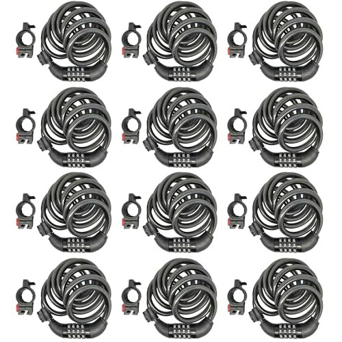 Sepox 6-Foot 4-Digit Combination Bike Lock 12-Pack: $59.99 Sepox 6-Foot 4-Digit Combination Bike Lock 12-Pack: $59.99