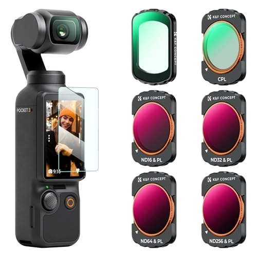 K&F Concept UV, CPL, and ND Filter 6-Piece Set: $41.51