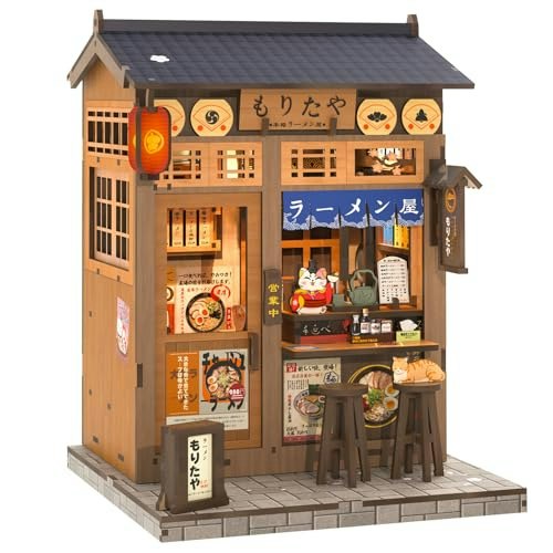 Cutefun Japanese Morita Ramen House Book Nook Kit: $30.38 Cutefun Japanese Morita Ramen House Book Nook Kit: $30.38