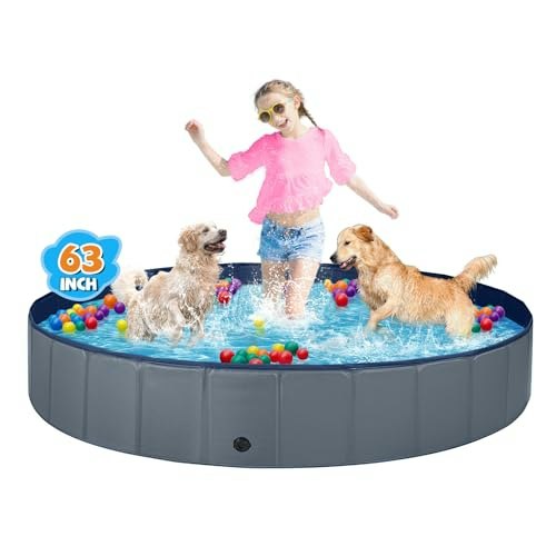 Jecoo Foldable Dog Pool: $28.45 Jecoo Foldable Dog Pool: $28.45