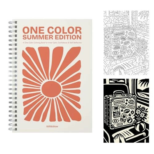 Still & Slow Monochrome Coloring Book for Adults: $22.41 Still & Slow Monochrome Coloring Book for Adults: $22.41