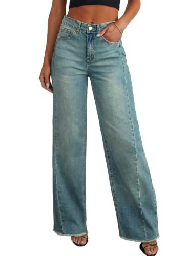 Sidefeel Women's High Waisted Wide Leg Jeans: $31.63 Sidefeel Women's High Waisted Wide Leg Jeans: $31.63