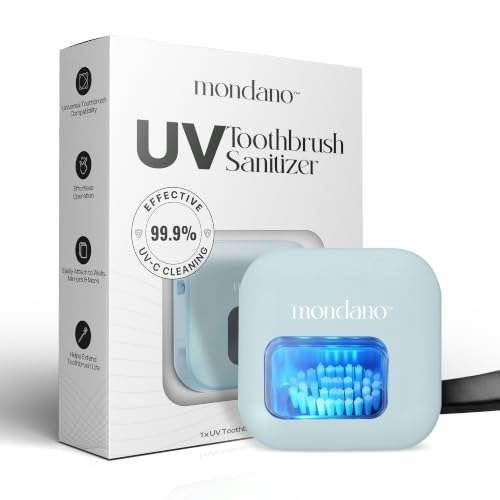 Mondano UV-C Toothbrush Sanitizer and Holder: $22.39