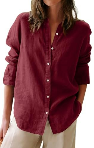 Women's Cotton Oxford Long Sleeve Button Down Shirt: $19.99 Women's Cotton Oxford Long Sleeve Button Down Shirt: $19.99