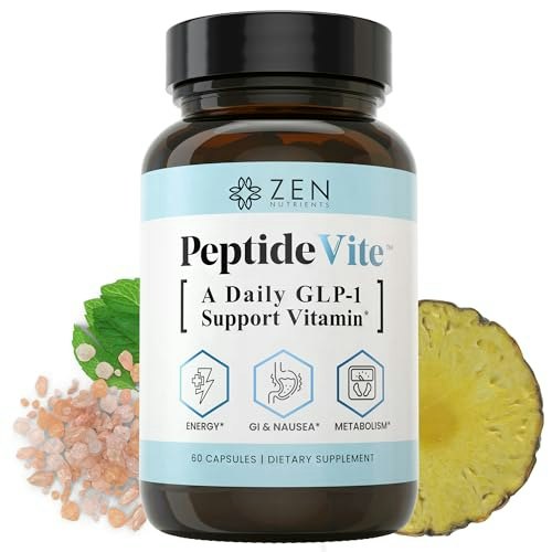 Zen Nutrients PeptideVite GLP-1 Support Vitamin 60-Capsule Bottle: $37.59 Zen Nutrients PeptideVite GLP-1 Support Vitamin 60-Capsule Bottle: $37.59
