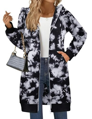 Zeagoo Women's Zip-Up Fleece Tunic Hoodie: $28.92 Zeagoo Women's Zip-Up Fleece Tunic Hoodie: $28.92