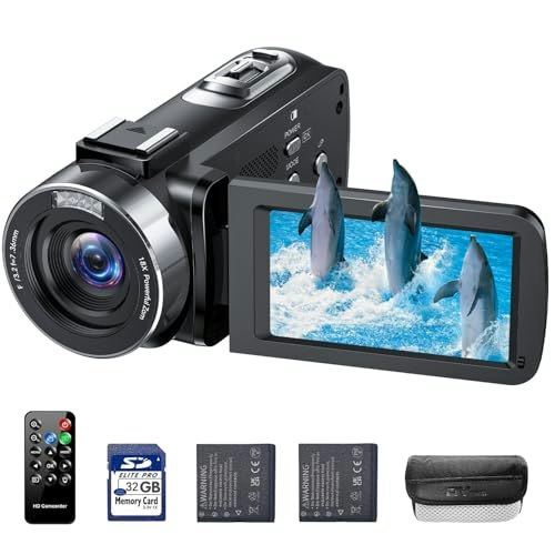4K 42MP Vlogging Camcorder with 32GB SD Card: $66.46 4K 42MP Vlogging Camcorder with 32GB SD Card: $66.46