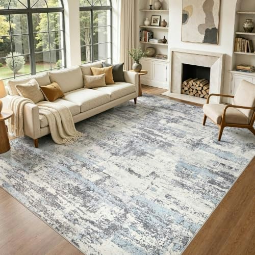 Jessibou 9x12 Abstract Area Rug: $95.99