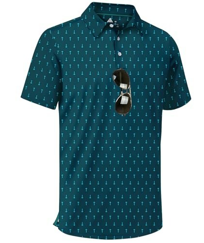 Zity Men's Short Sleeve Patterned Golf Polo Shirt: $13.26 Zity Men's Short Sleeve Patterned Golf Polo Shirt: $13.26