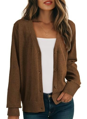 Dokotoo Wool Blend Cardigan Sweater: $14.99
