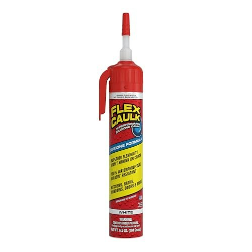 Flex Caulk Silicone Waterproof Sealant 6.5-oz.: $13.59 Flex Caulk Silicone Waterproof Sealant 6.5-oz.: $13.59